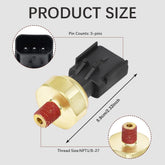 Engine Oil Pressure Sensor Switch, Oil Sending Unit, Engine Oil Pressure Sensor Sender Switch Compatible with Dodge, Jeep, Chrysler, Ram, Replace 5149064AA, 5149062AA, 56028807AB